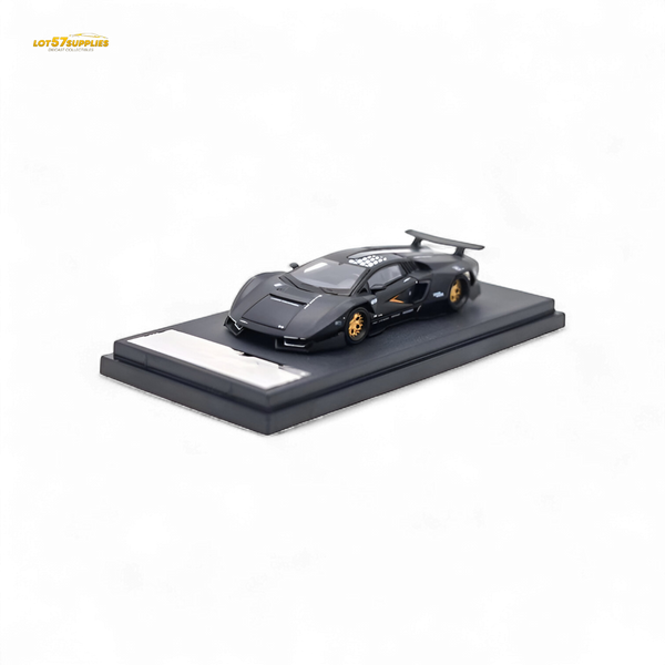 TimeMicro × PSC DESIGN Countach - Black 1:64 TM647701