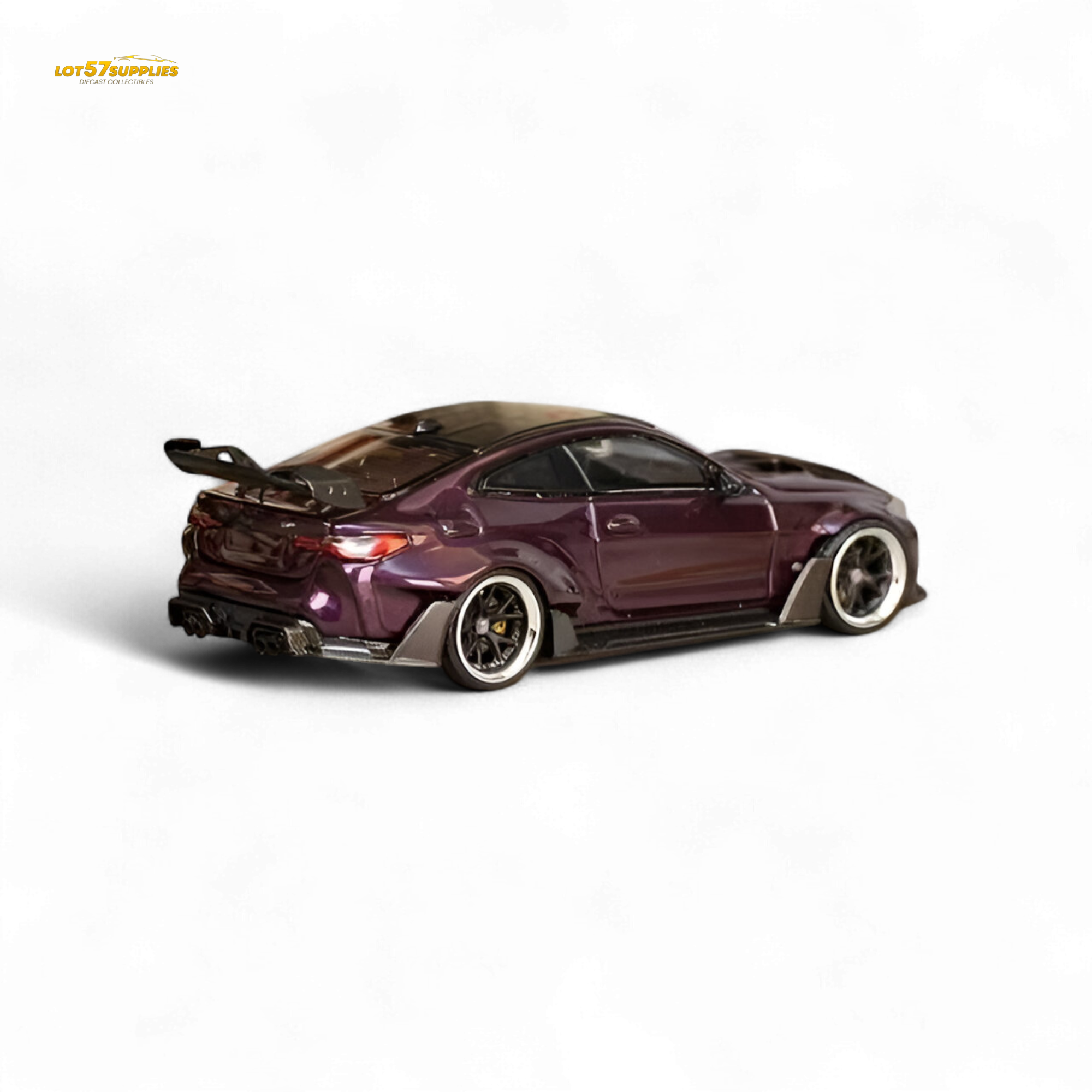 Street Weapon BMW M4 G82 Widebody - Dark Purple Special Edition 1:64