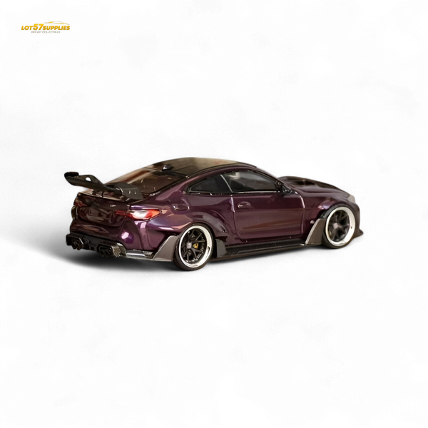 Street Weapon BMW M4 G82 Widebody - Dark Purple Special Edition 1:64