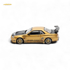 Inno64 TOP SECRET R34 GT-R - Gold 1:64
