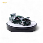 PGM Nissan GTR R34 Z-TUNE - British Green 1:64 Luxury Box 1:64 - Collectors World Toys