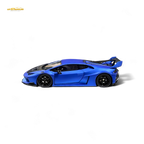 Flame Huracan LP610-4 LWBK WideBody Resin - MATTE BLUE LBWK 1:64