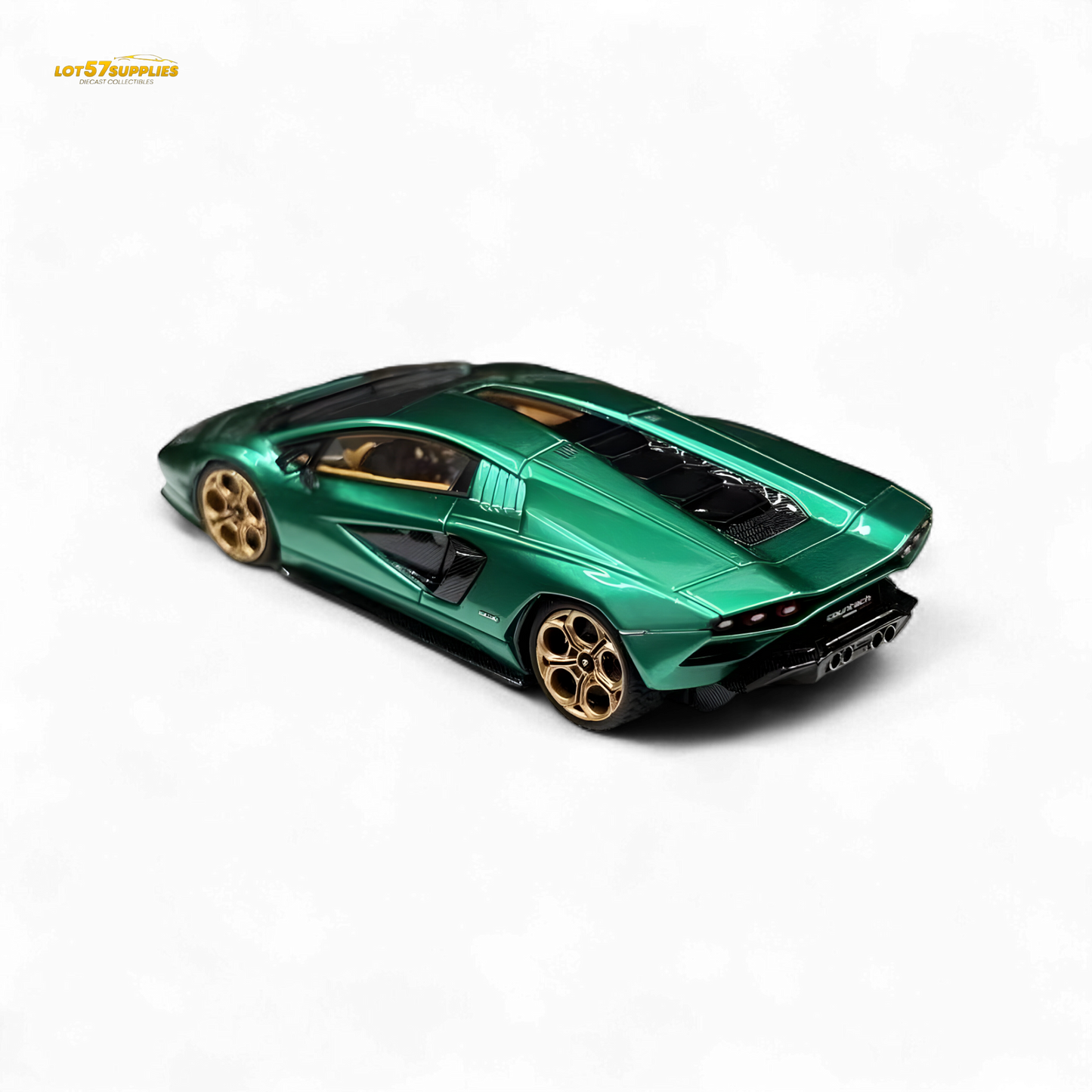 Fuelme Model NEO COUNTACH LPI 800-4 VERDE ARBETE 1:64 Resin