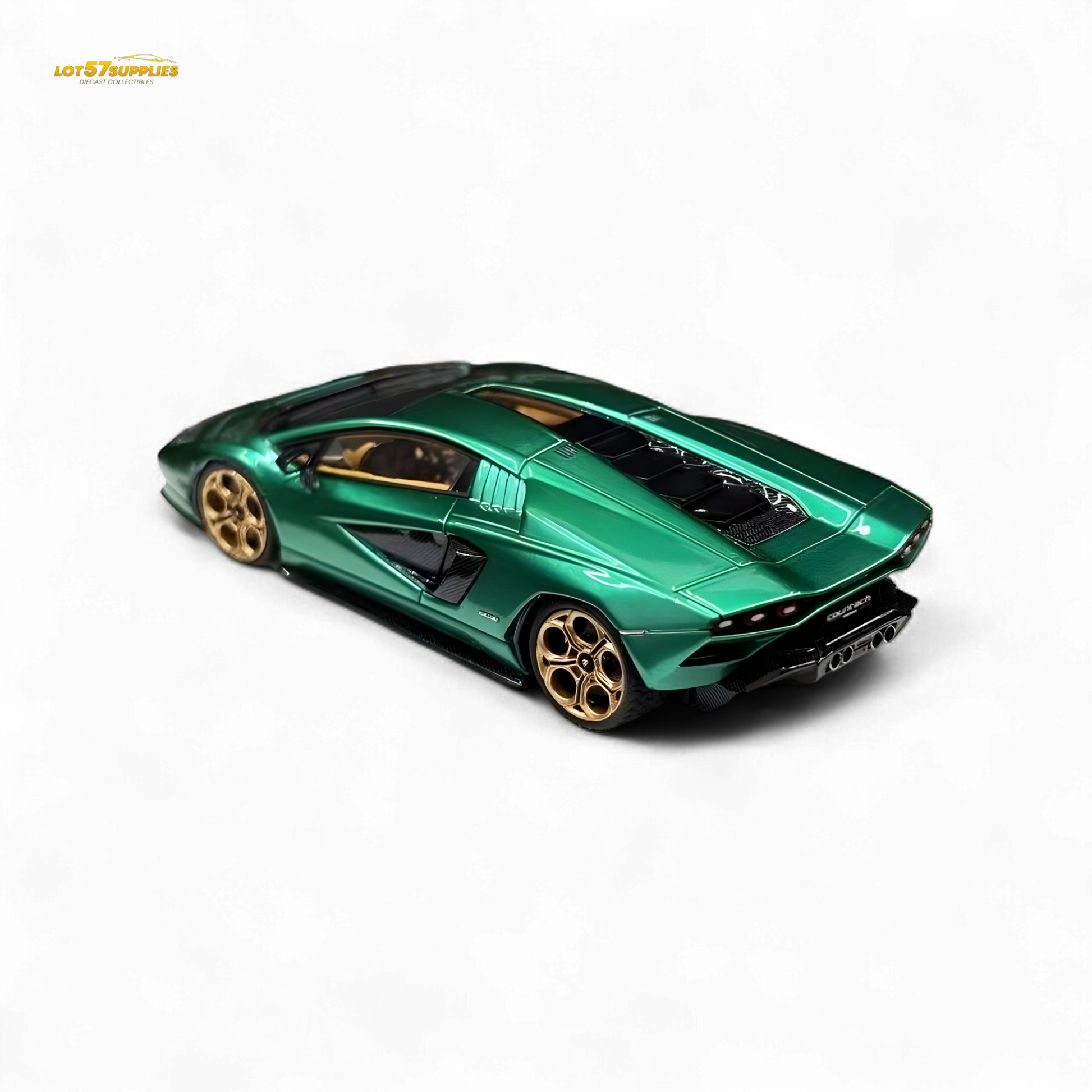 Fuelme Model NEO COUNTACH LPI 800-4 VERDE ARBETE 1:64 Resin