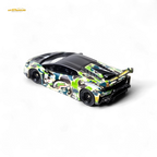 Flame Huracan LP610-4 LWBK WideBody Resin - CAMOUFLAGE 1:64