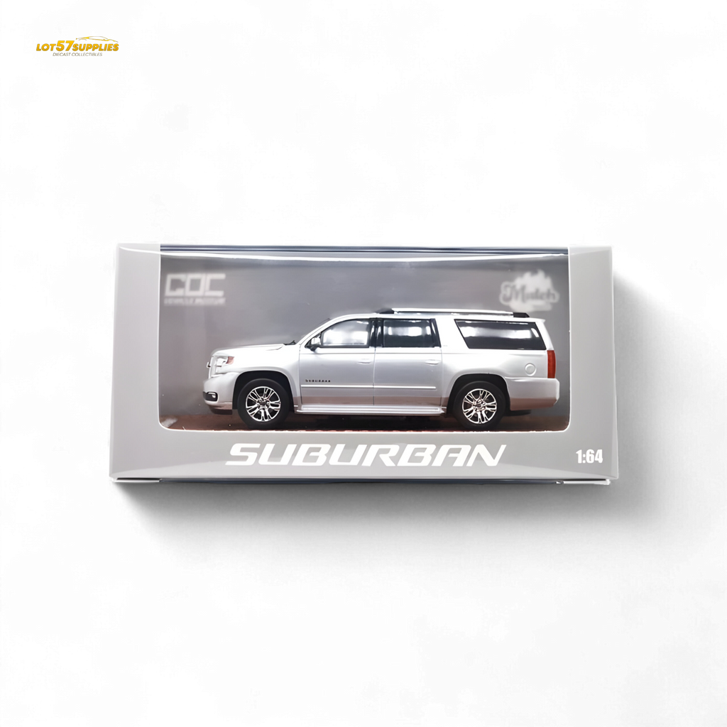 GOC Chevrolet Suburban 2015 - Silver 1:64 - Collectors World Toys