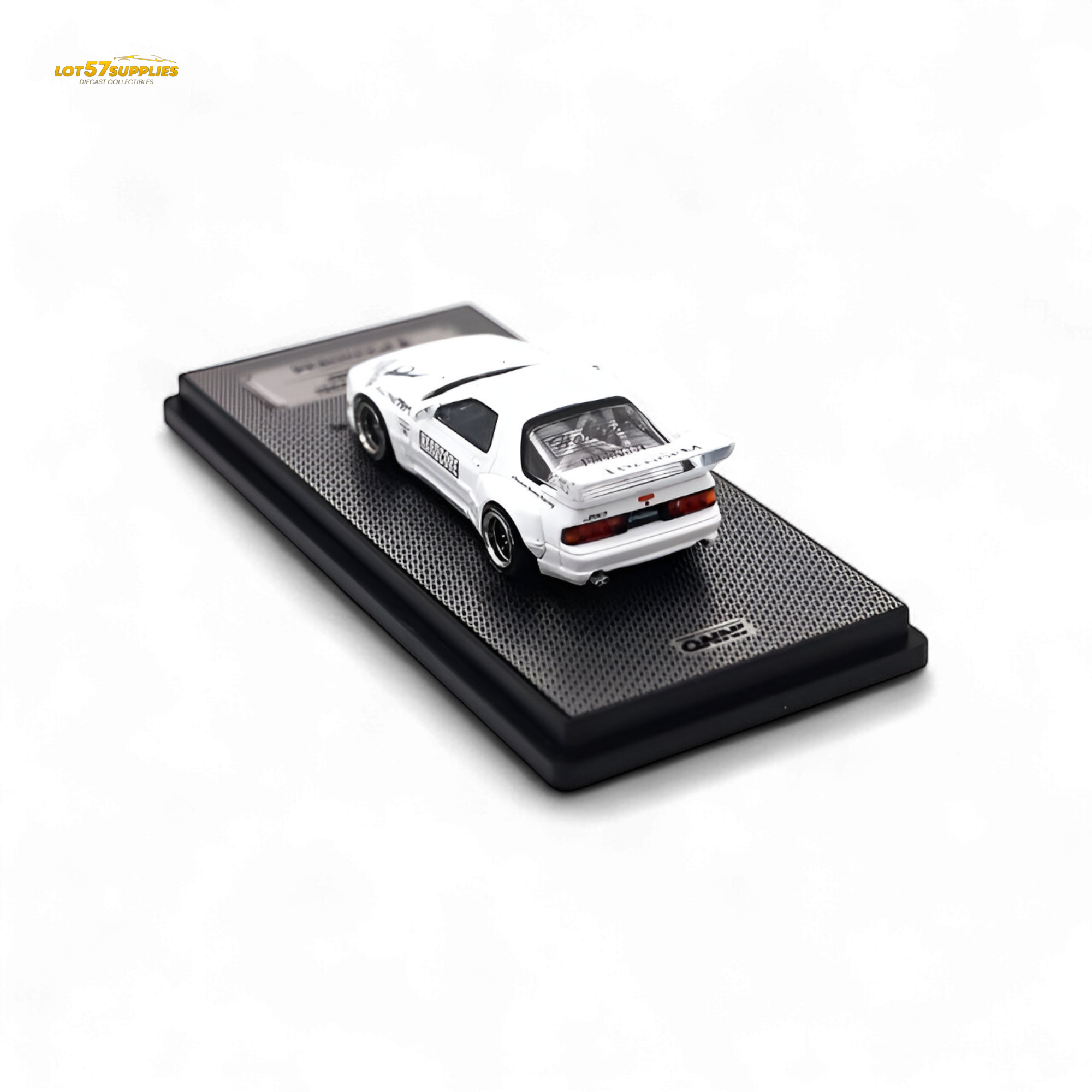 Inno64 MAZDA RX7 (FC3S) "PANDEM AERO" Hardcore Widebody Kit White 1:64