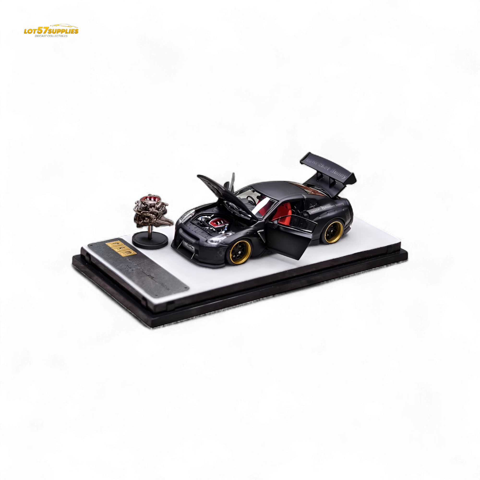 PGM Rocket Bunny R35 - Matte Black Ordinary version 1:64