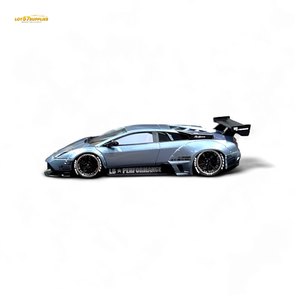 Error404 Lamborghini Murcielago LBWK - Ice Blue High Tail 1:64