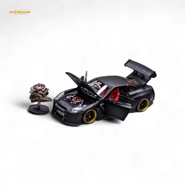 PGM Rocket Bunny R35 - Matte Black Luxury version 1:64