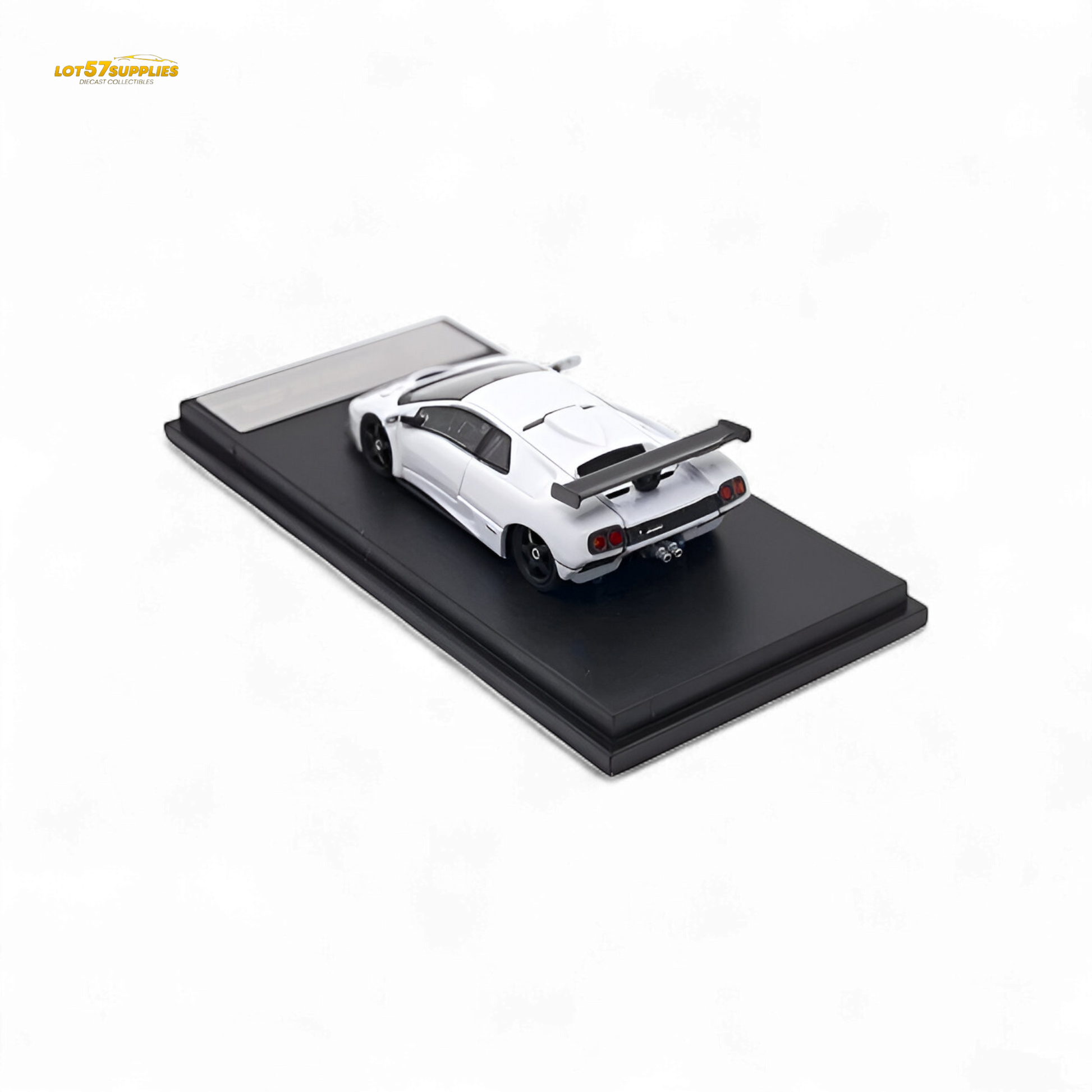 DCM Lamborghini Diablo GT-R White Diecast Model 1:64 Limited to 500 Pcs