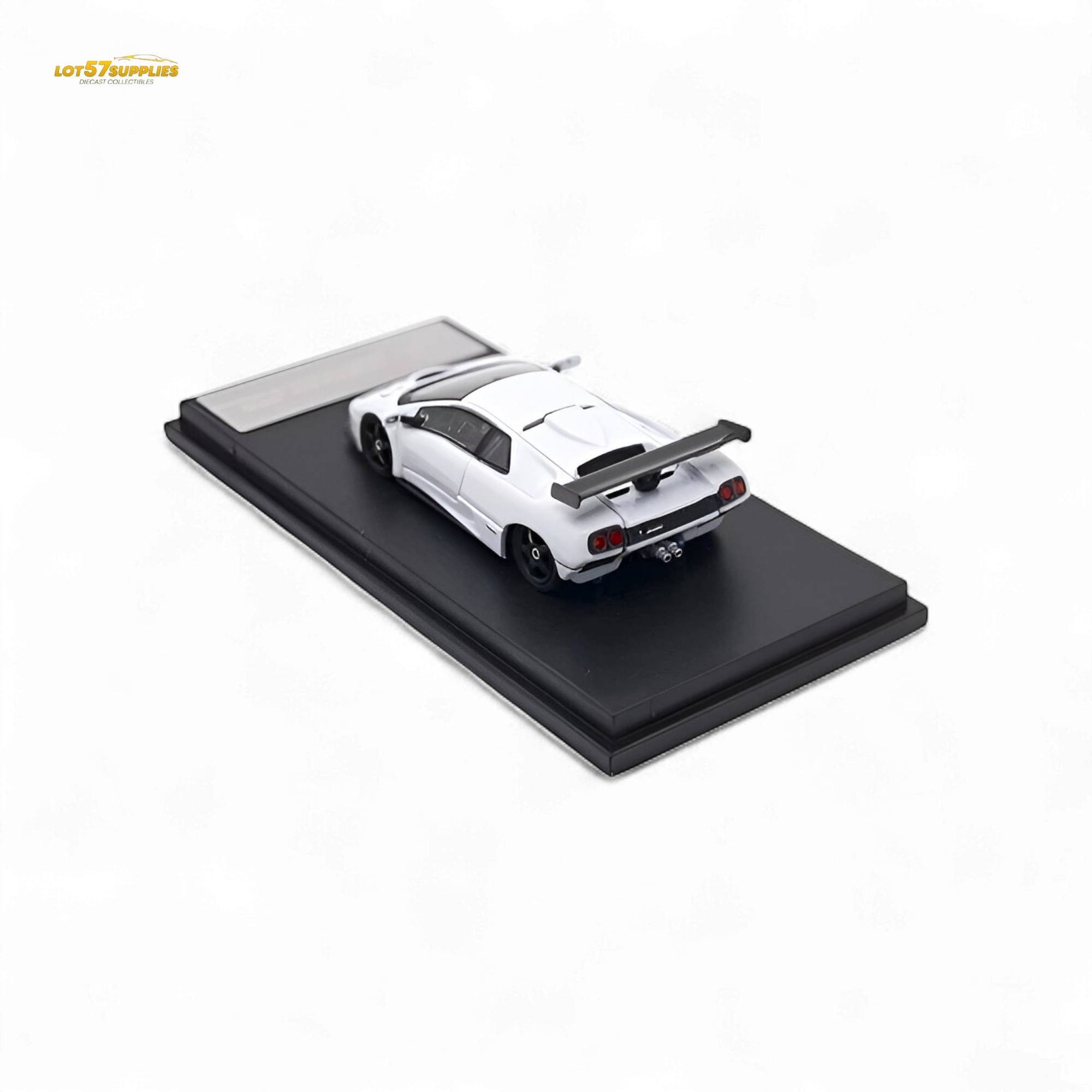 DCM Lamborghini Diablo GT-R White Diecast Model 1:64 Limited to 500 Pcs