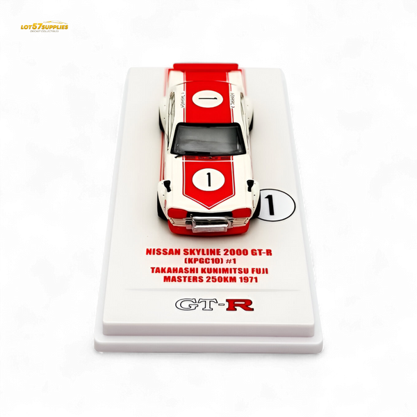Inno64 NISSAN SKYLINE 2000 GT-R KPGC10 #1 Takahashi Kunimitsu Fuji Masters 250Km 1971 1:64