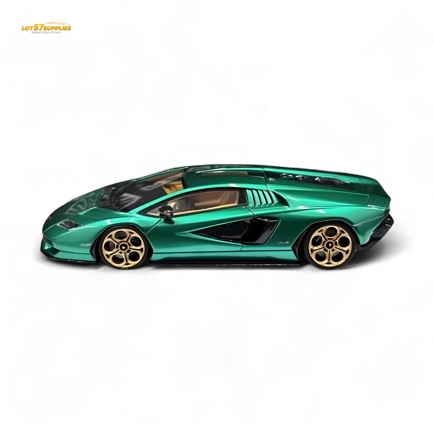 Fuelme Model NEO COUNTACH LPI 800-4 VERDE ARBETE 1:64 Resin