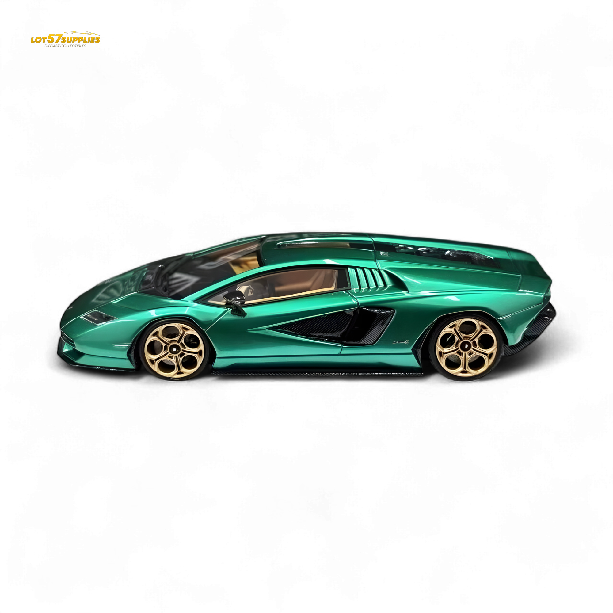 Fuelme Model NEO COUNTACH LPI 800-4 VERDE ARBETE 1:64 Resin