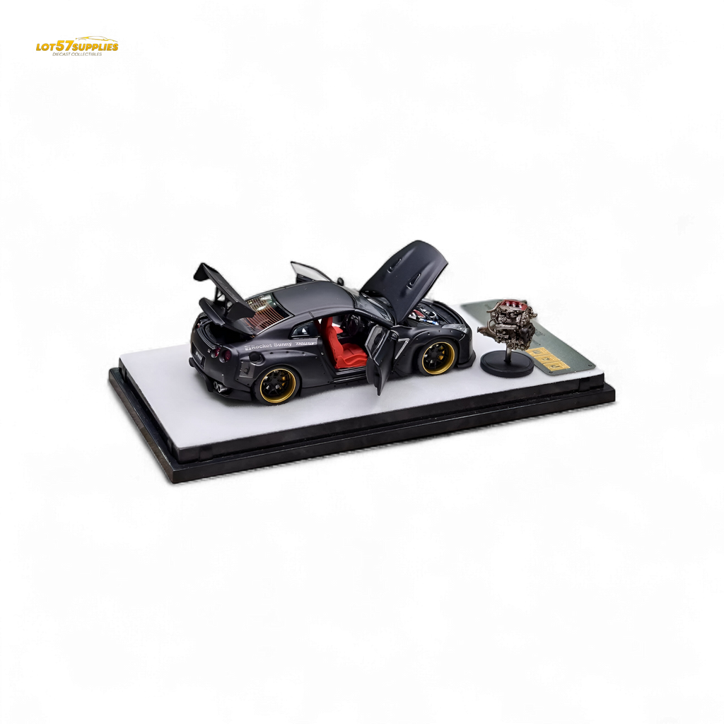 PGM Rocket Bunny R35 - Matte Black Ordinary version 1:64