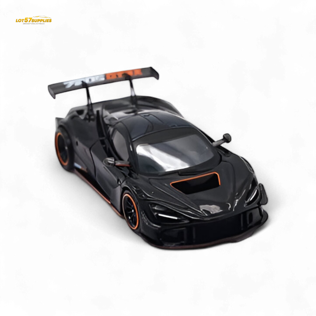 CM MODEL McLaren 720SGT3X - Black 1:64