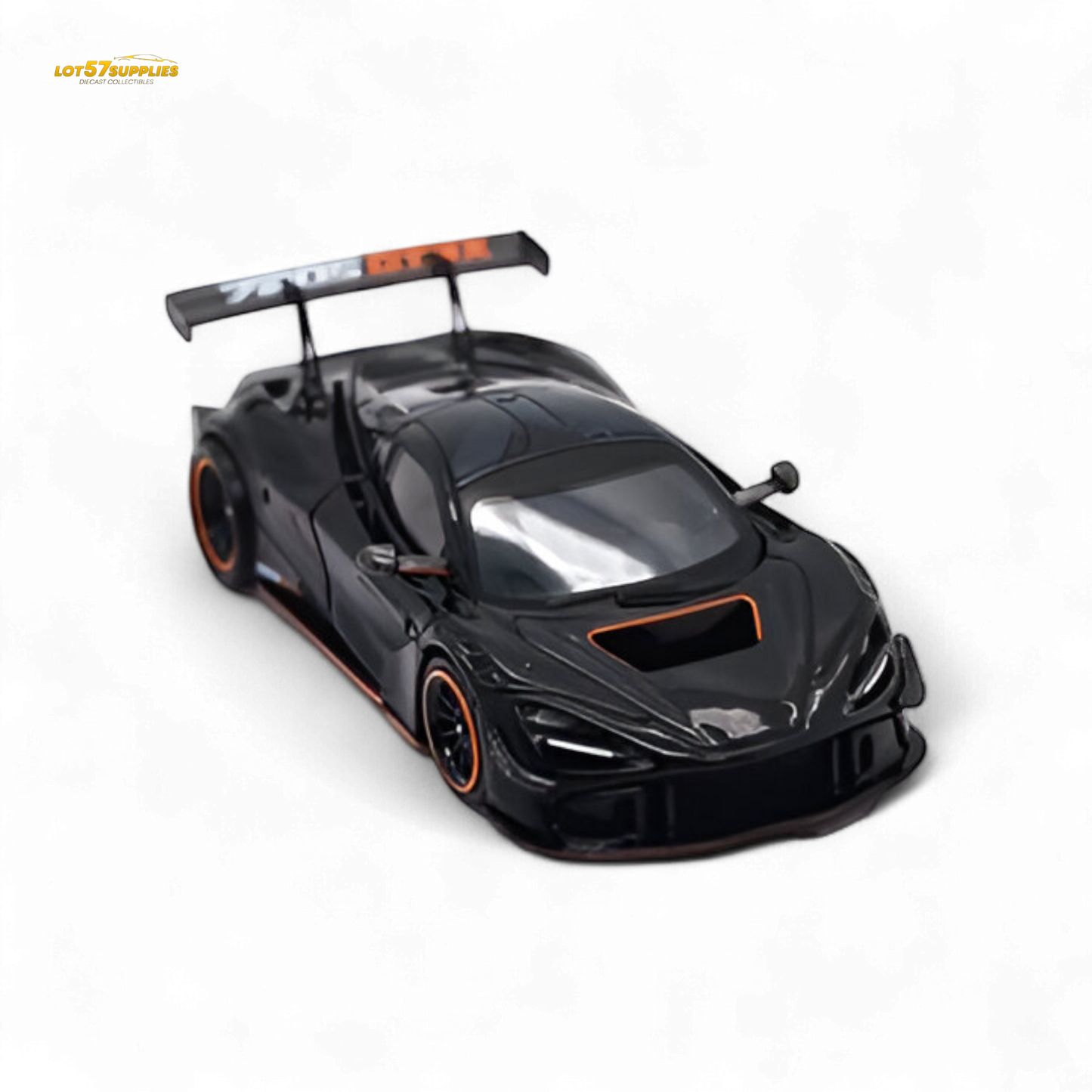 CM MODEL McLaren 720SGT3X - Black 1:64