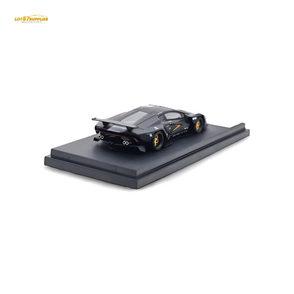 TimeMicro × PSC DESIGN Countach - Black 1:64 TM647701
