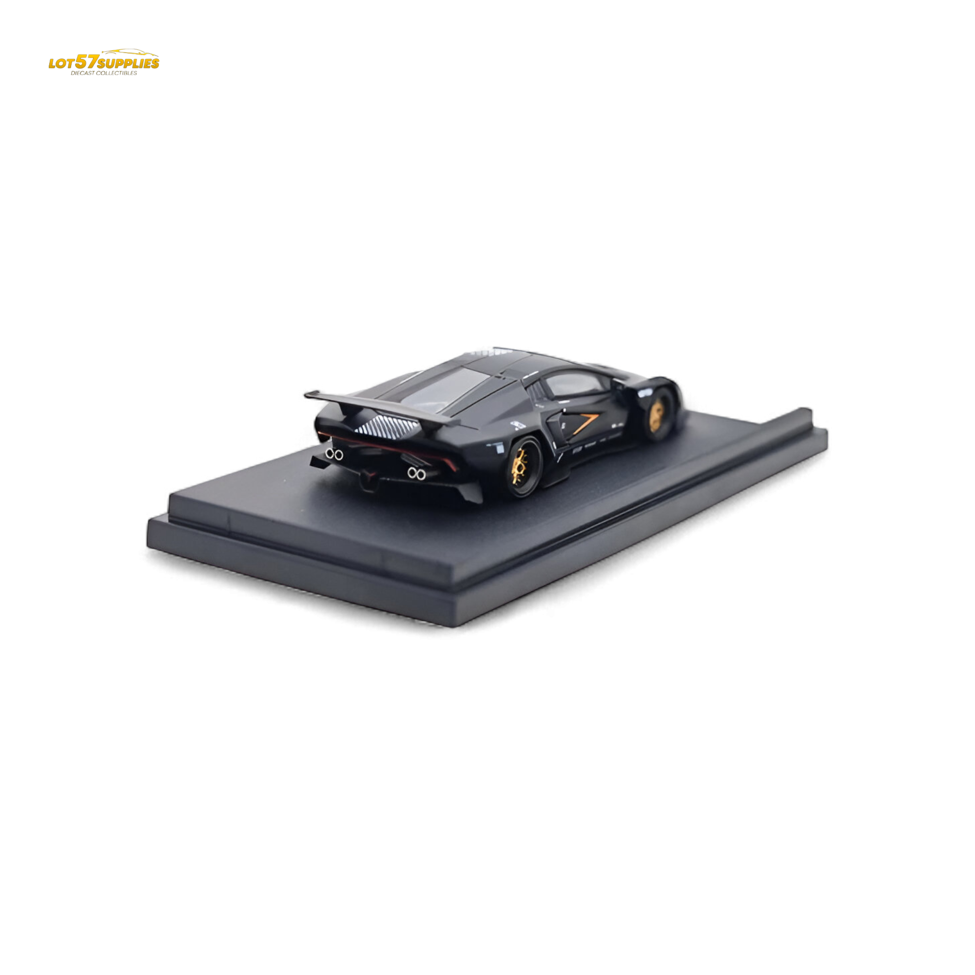 TimeMicro × PSC DESIGN Countach - Black 1:64 TM647701