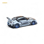 MC LB GTR R35 GT - White Blue Stripe Carbon Roof 1:64