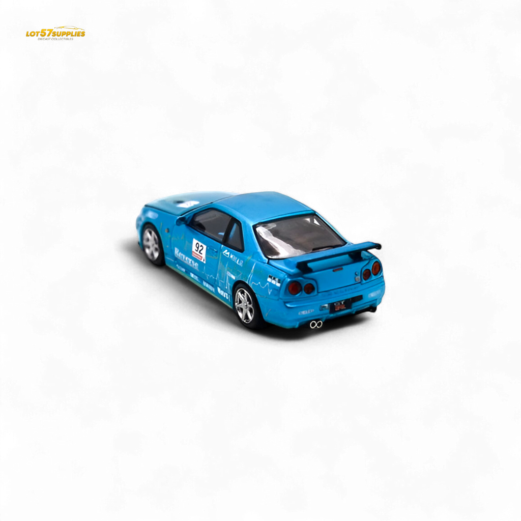Cool Art Skyline R34 Blue #92 Ordinary 1:64 - Collectors World Toys