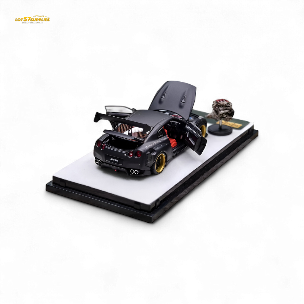 PGM Rocket Bunny R35 - Matte Black Ordinary version 1:64
