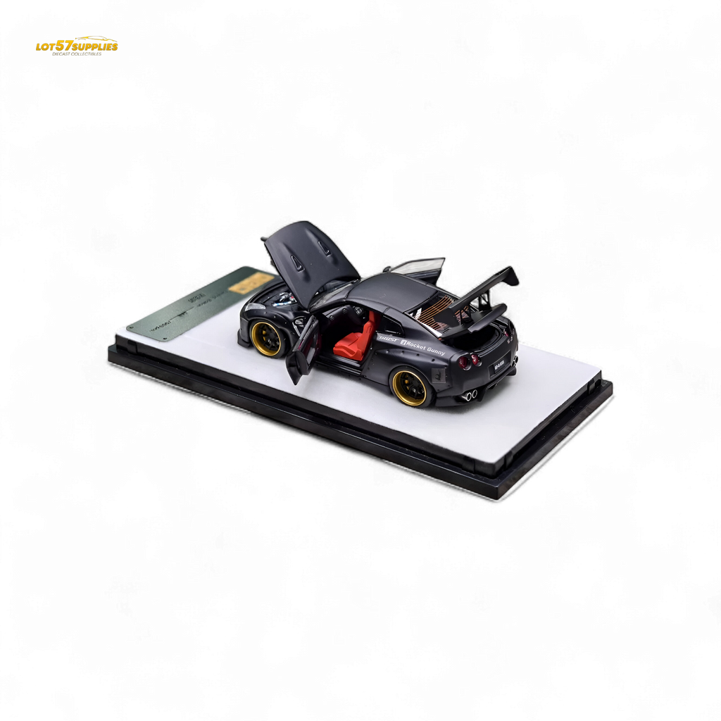PGM Rocket Bunny R35 - Matte Black Ordinary version 1:64