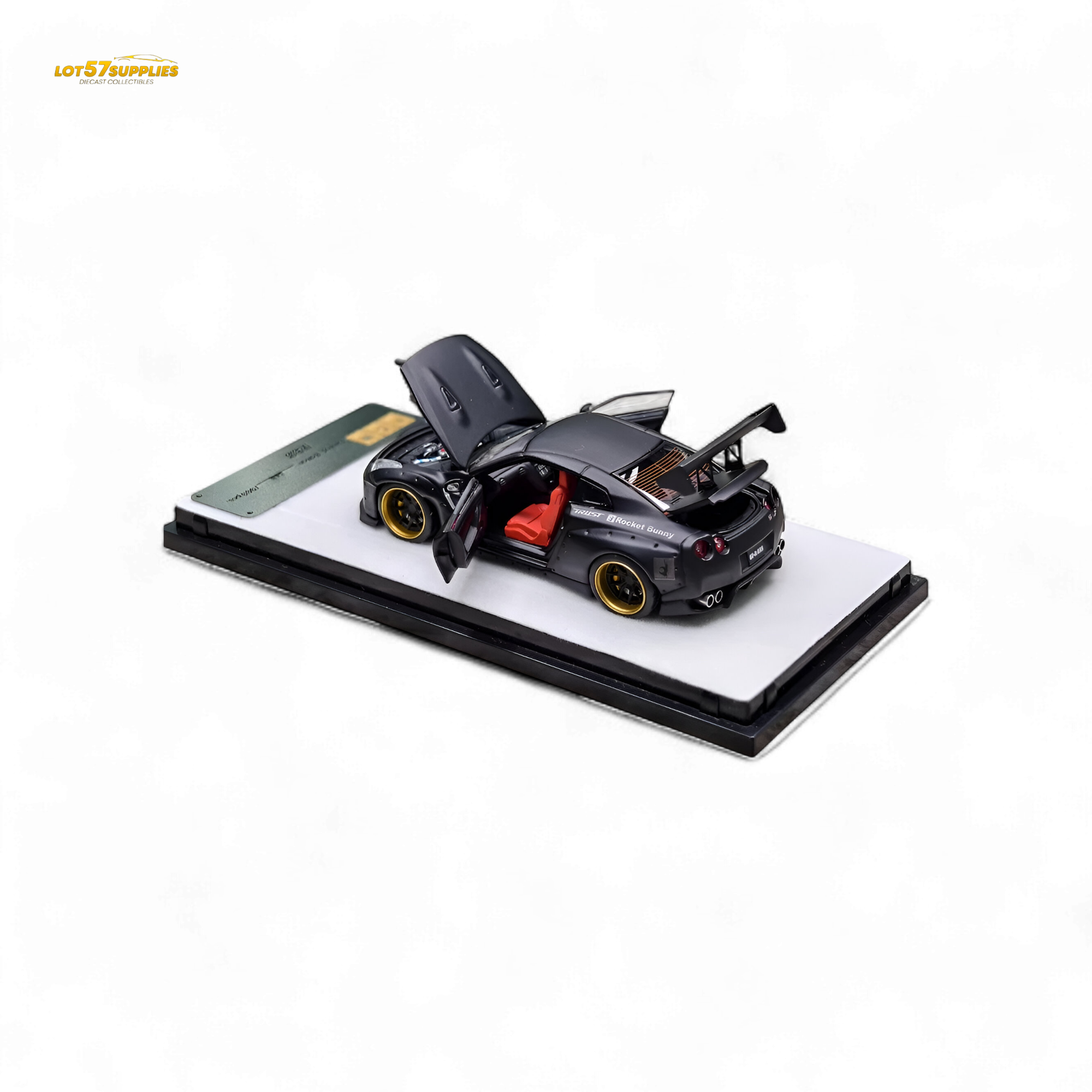 PGM Rocket Bunny R35 - Matte Black Ordinary version 1:64