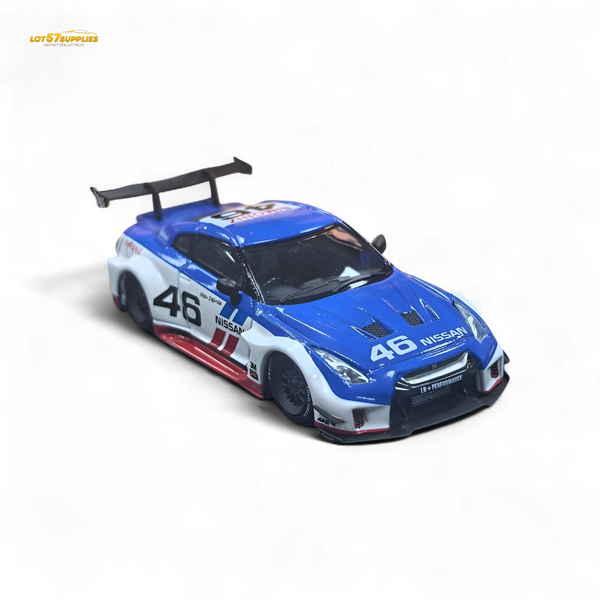 MC LB GTR R35 GT - BRE White Blue Top Livery 1:64