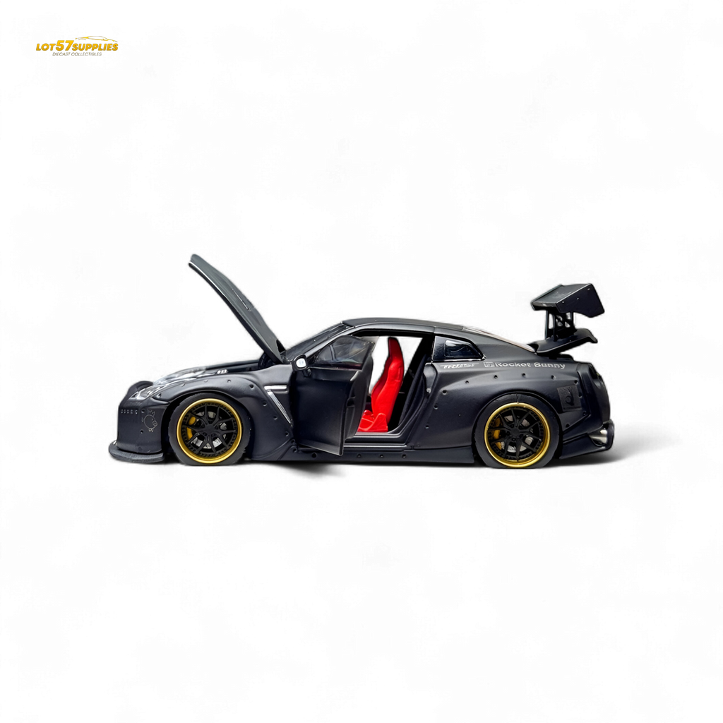 PGM Rocket Bunny R35 - Matte Black Ordinary version 1:64
