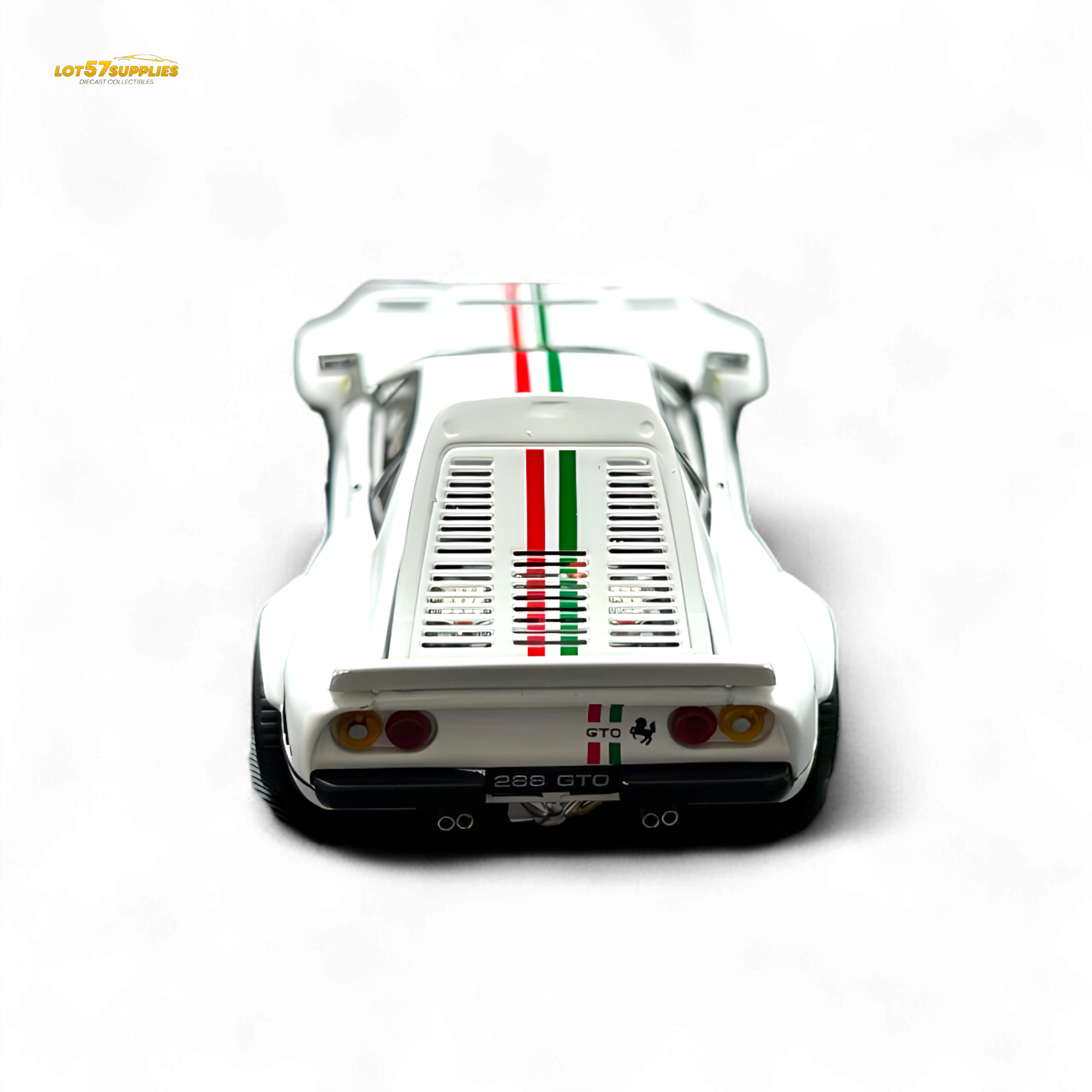 Hone Model 64 288GTO Wide-Body - Latte Art White 1:64 - Collectors World Toys