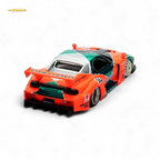 Inno64 CHASE Mazda RX-7 LBWK FD3S Orange/Green MDX 24' 1:64