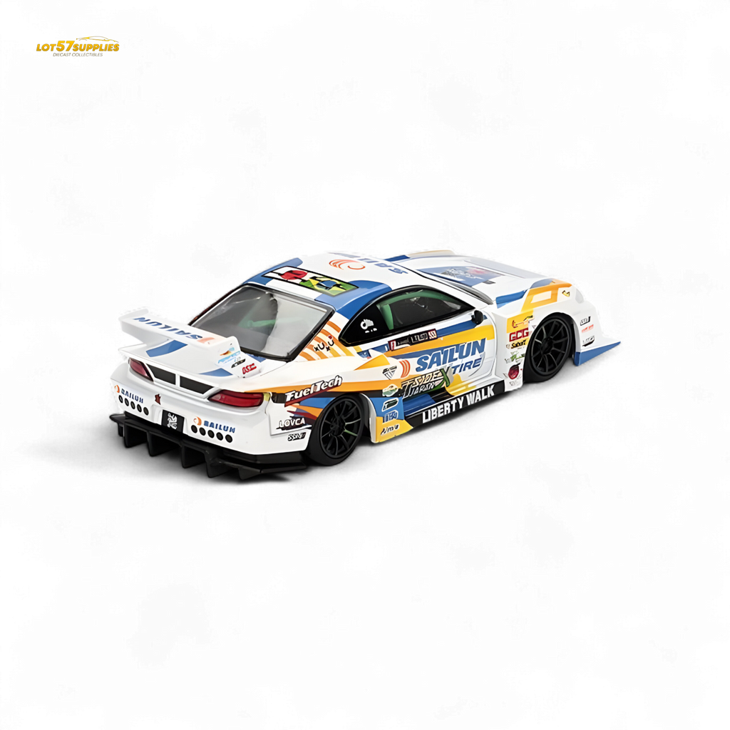 Mini-GT Nissan LB-Super Silhouette S15 Silvia 2023 Formula Drift Japan #895 1:64 - Collectors World Toys