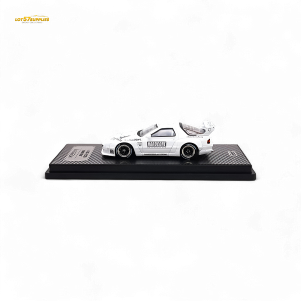 Inno64 MAZDA RX7 (FC3S) "PANDEM AERO" Hardcore Widebody Kit White 1:64
