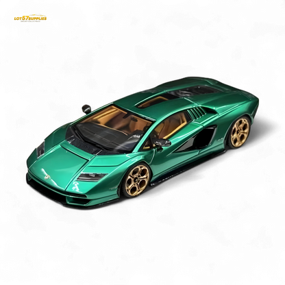 Fuelme Model NEO COUNTACH LPI 800-4 VERDE ARBETE 1:64 Resin