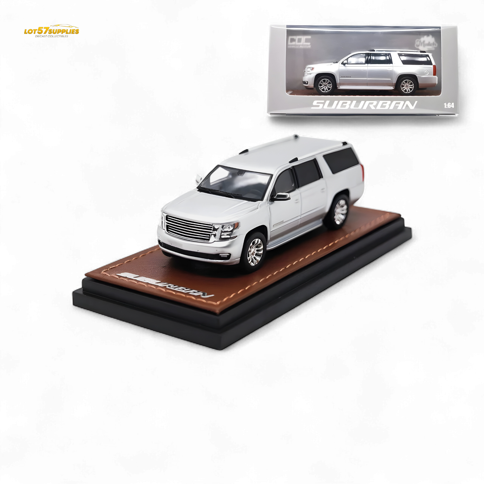 GOC Chevrolet Suburban 2015 - Silver 1:64 Main image
