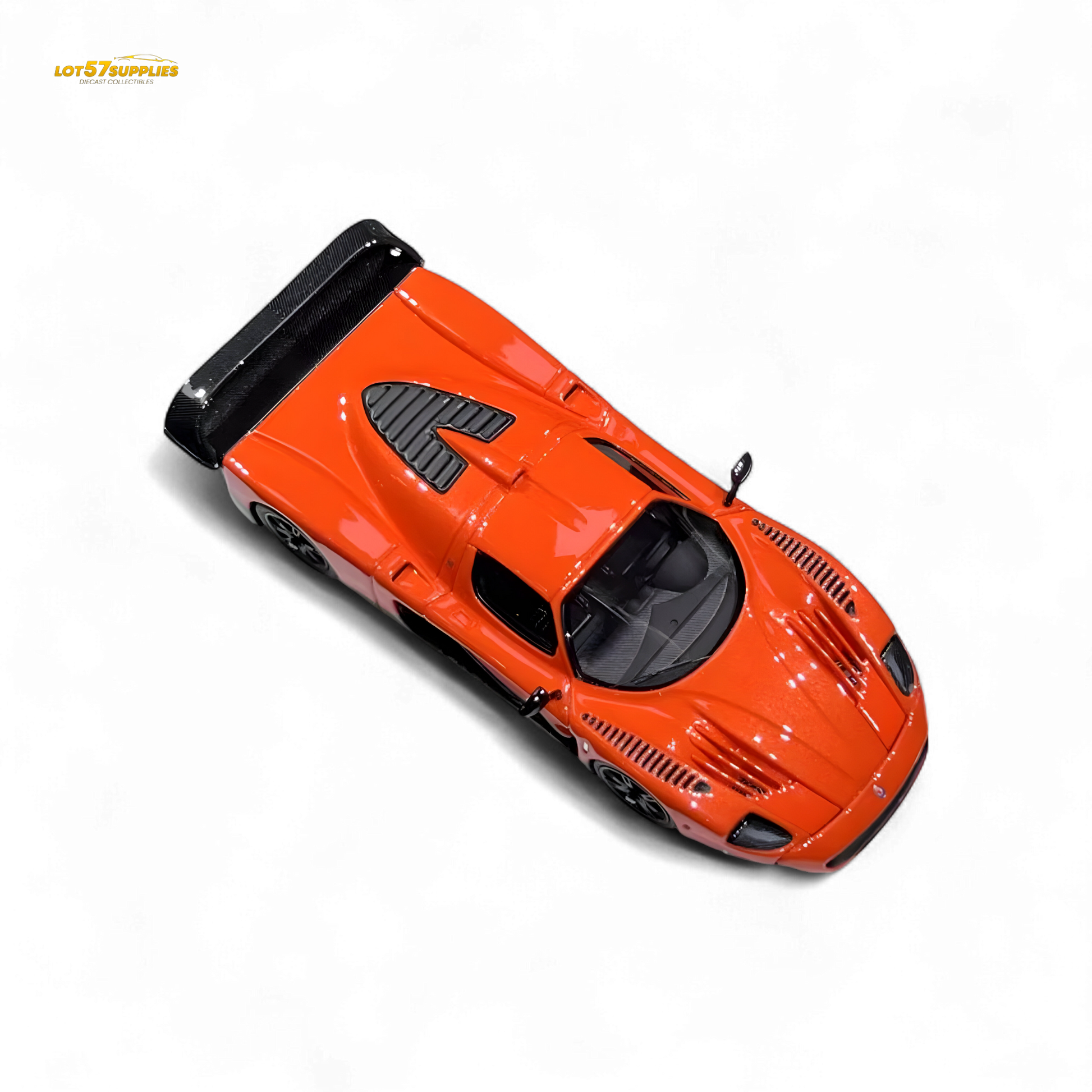 YM Model Maseti MC12 Stradale Corsa 2-Tone Orange - Carbon FIber - Resin 1:64
