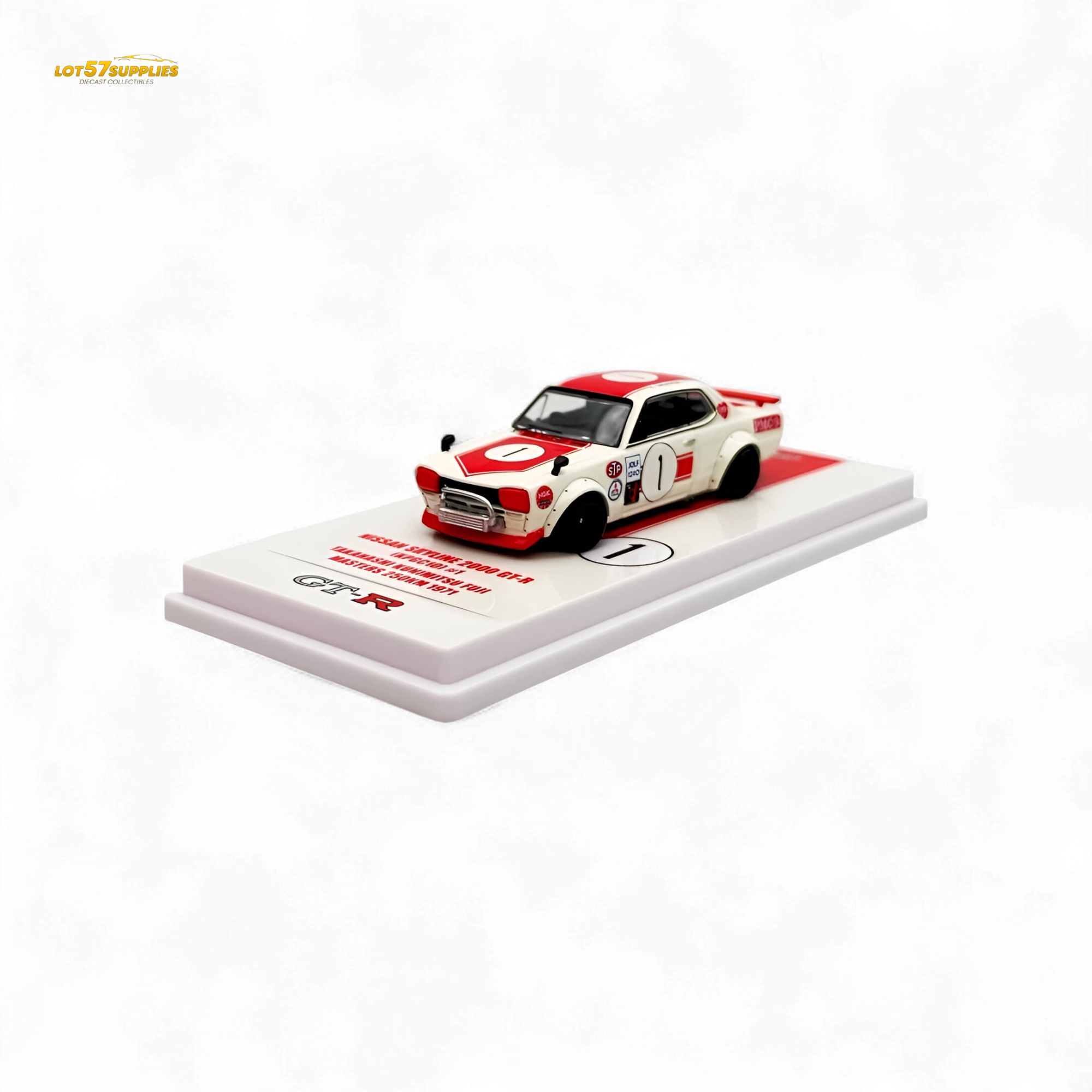 Inno64 NISSAN SKYLINE 2000 GT-R KPGC10 #1 Takahashi Kunimitsu Fuji Masters 250Km 1971 1:64