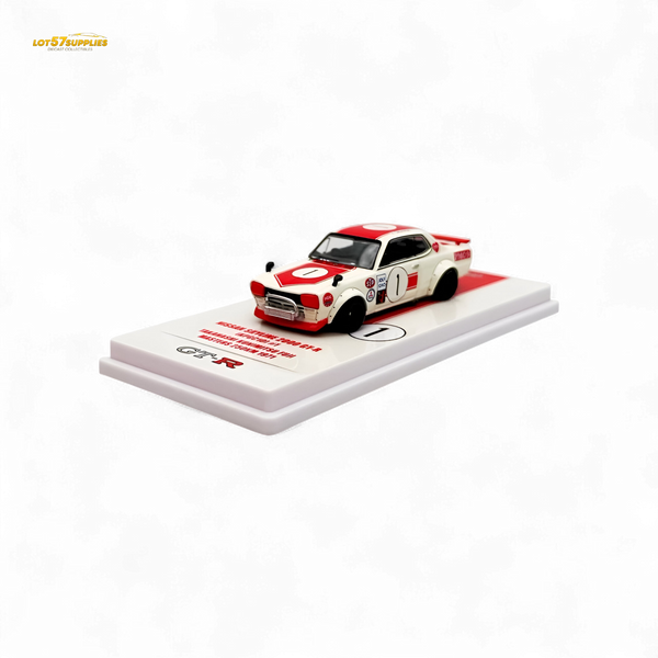 Inno64 NISSAN SKYLINE 2000 GT-R KPGC10 #1 Takahashi Kunimitsu Fuji Masters 250Km 1971 1:64