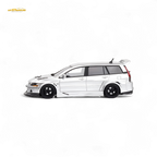 Error404 Mitsubishi Lancer EVO 9 IX Wagon - Glossy Silver 1:64