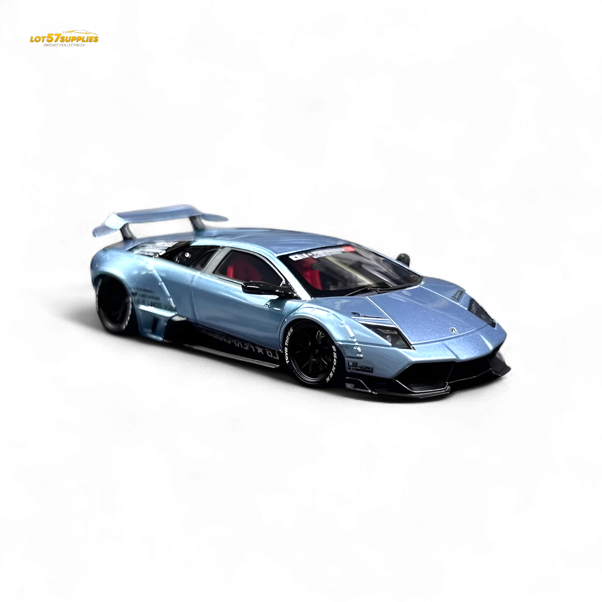 Error404 Lamborghini Murcielago LBWK - Ice Blue Low Tail 1:64