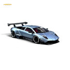 Error404 Lamborghini Murcielago LBWK - Ice Blue High Tail 1:64