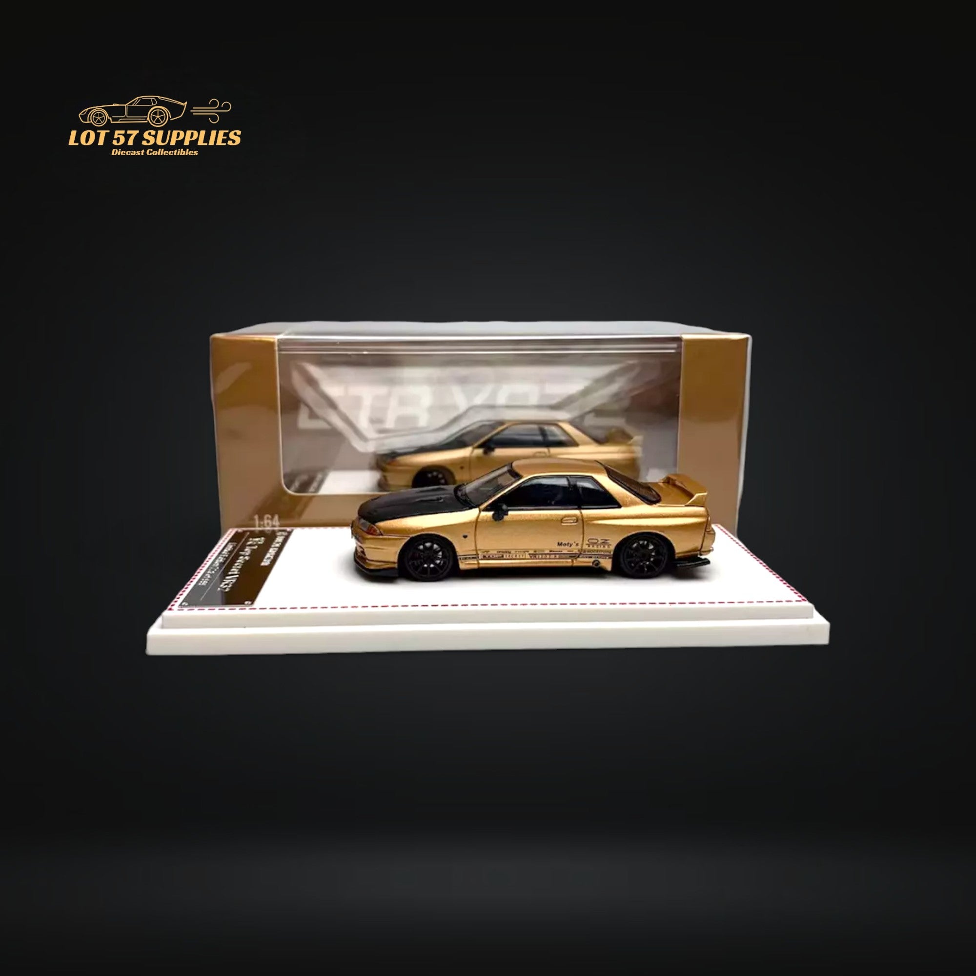 Focal Horizon Skyline GT-R R32 Top Secret Gold 1:64 - Collectors World Toys