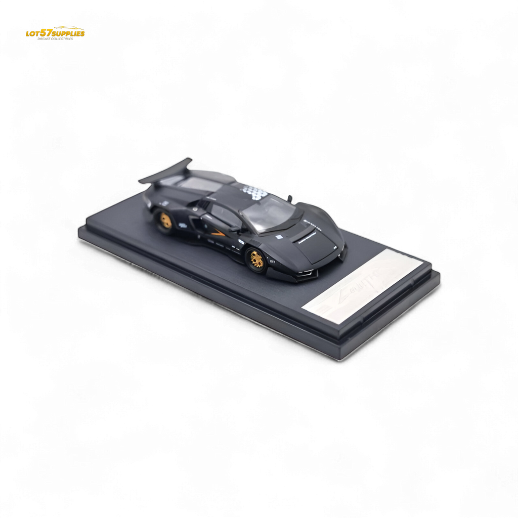 TimeMicro × PSC DESIGN Countach - Black 1:64 TM647701