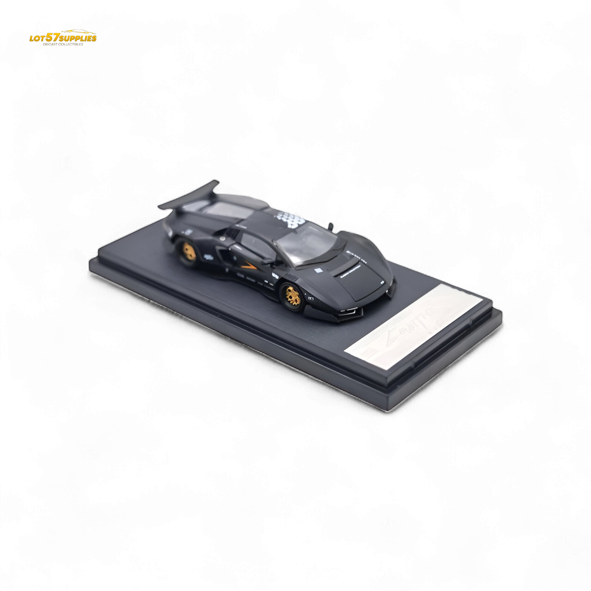 TimeMicro × PSC DESIGN Countach - Black 1:64 TM647701