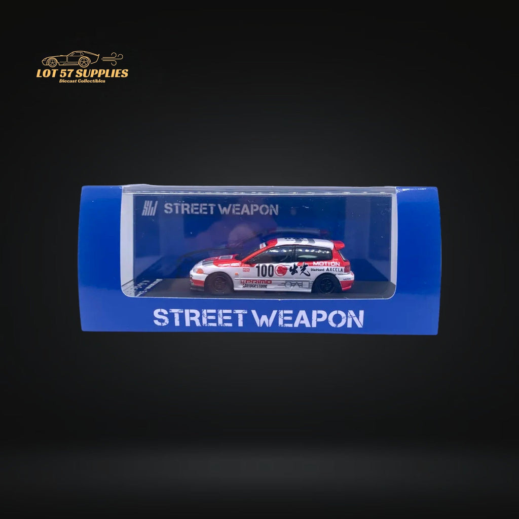 Street Weapon Honda Civic EG6 Idemitsu Street Edition 1:64 - Collectors World Toys