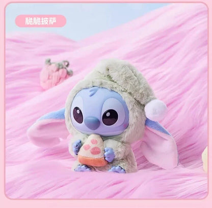 [In Stock] MINISO Stitch Eat Something Before Sleep Plush Keychain Blind Box