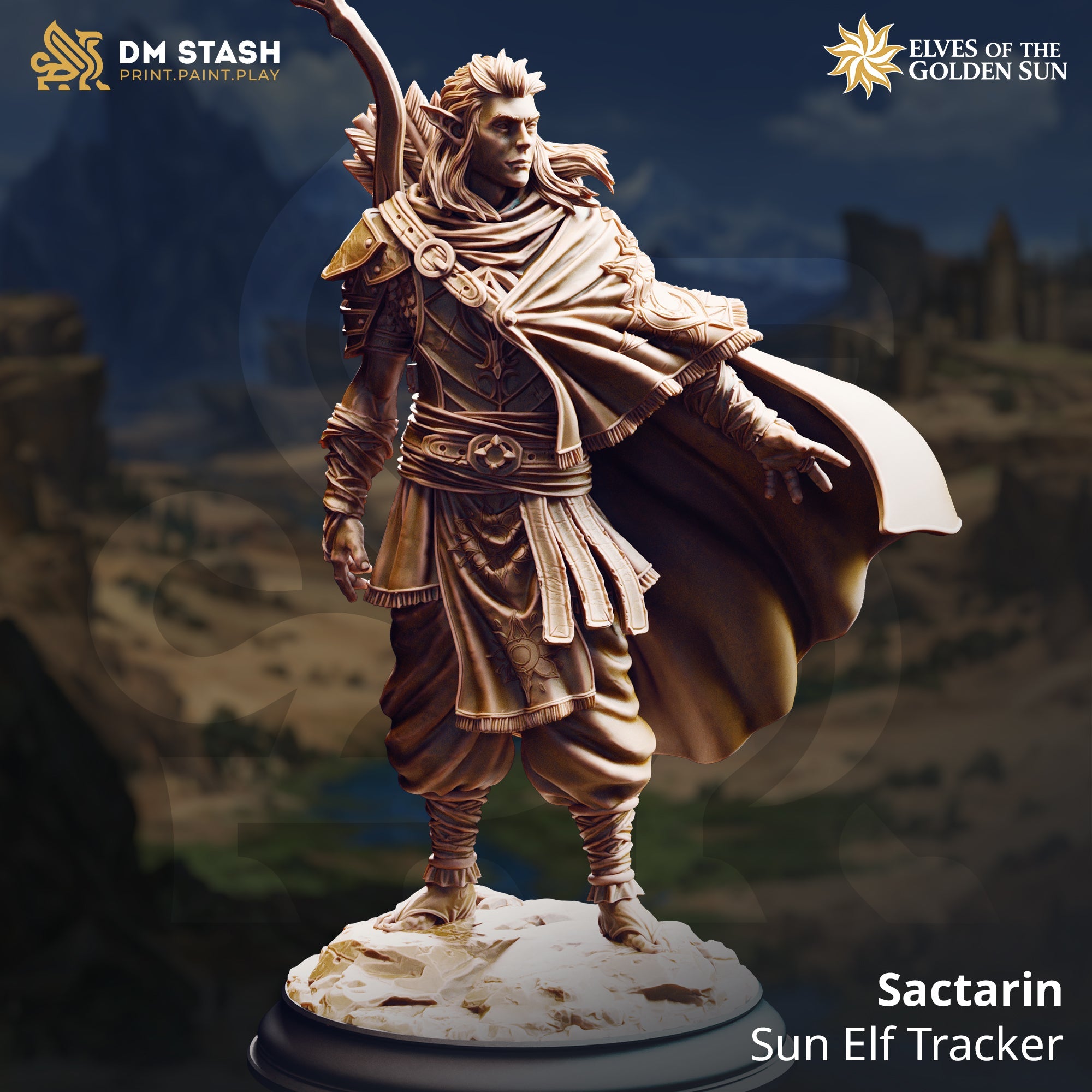 Sactarin, Sun Elf Tracker (Male Sun Elf Ranger) Main image