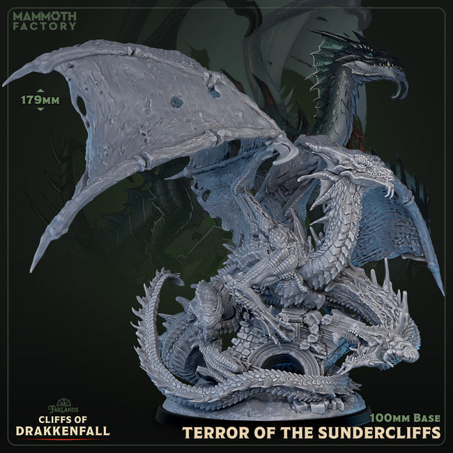 Sagerasa the Twinflame, Terror of the Sundercliffs (Two-Headed Dragon Epic Boss) - Collectors World Toys Hover Image